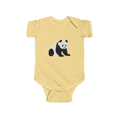Adorable heh panda infant bodysuit Printify