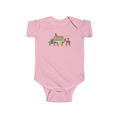 Infant Bodysuit - Merry christmas and reindeer - [[{"value":"Wonderwear Kid"}]]