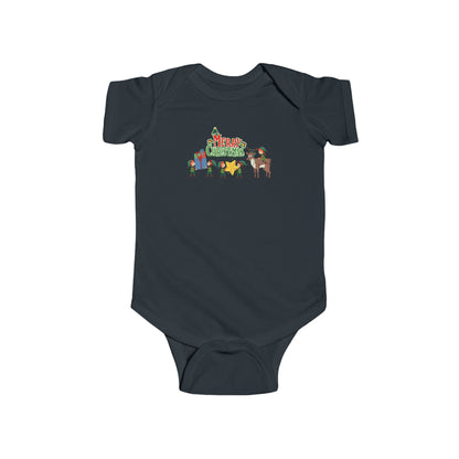 Infant Bodysuit - Merry christmas and reindeer - [[{"value":"Wonderwear Kid"}]]