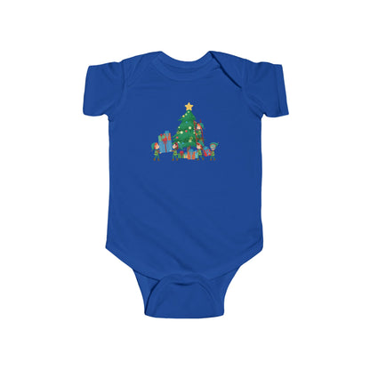 Infant Bodysuit - Super kiddo putting gifts on christmas tree - [[{"value":"Wonderwear Kid"}]]
