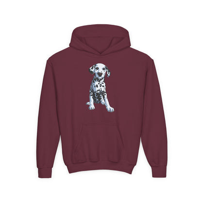 Youth Heavy Blend Hooded Sweatshirt - Dalmatian Printify