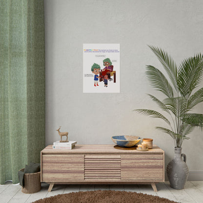 Rolled Posters - WonderWear Origin - [[{"value":"Wonderwear Kid"}]]
