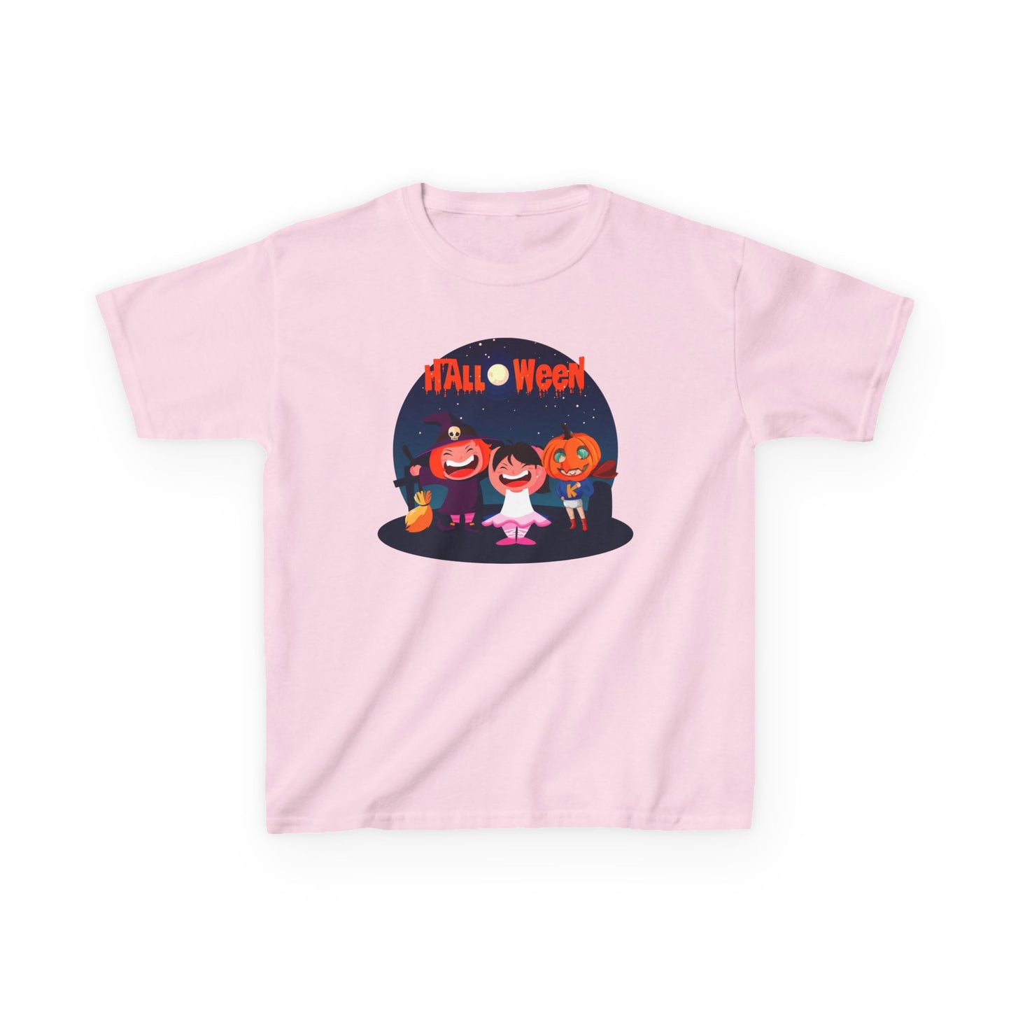 Kids Heavy Cotton™ Tee - Super kiddo wearing pumpkin - [[{"value":"Wonderwear Kid"}]]