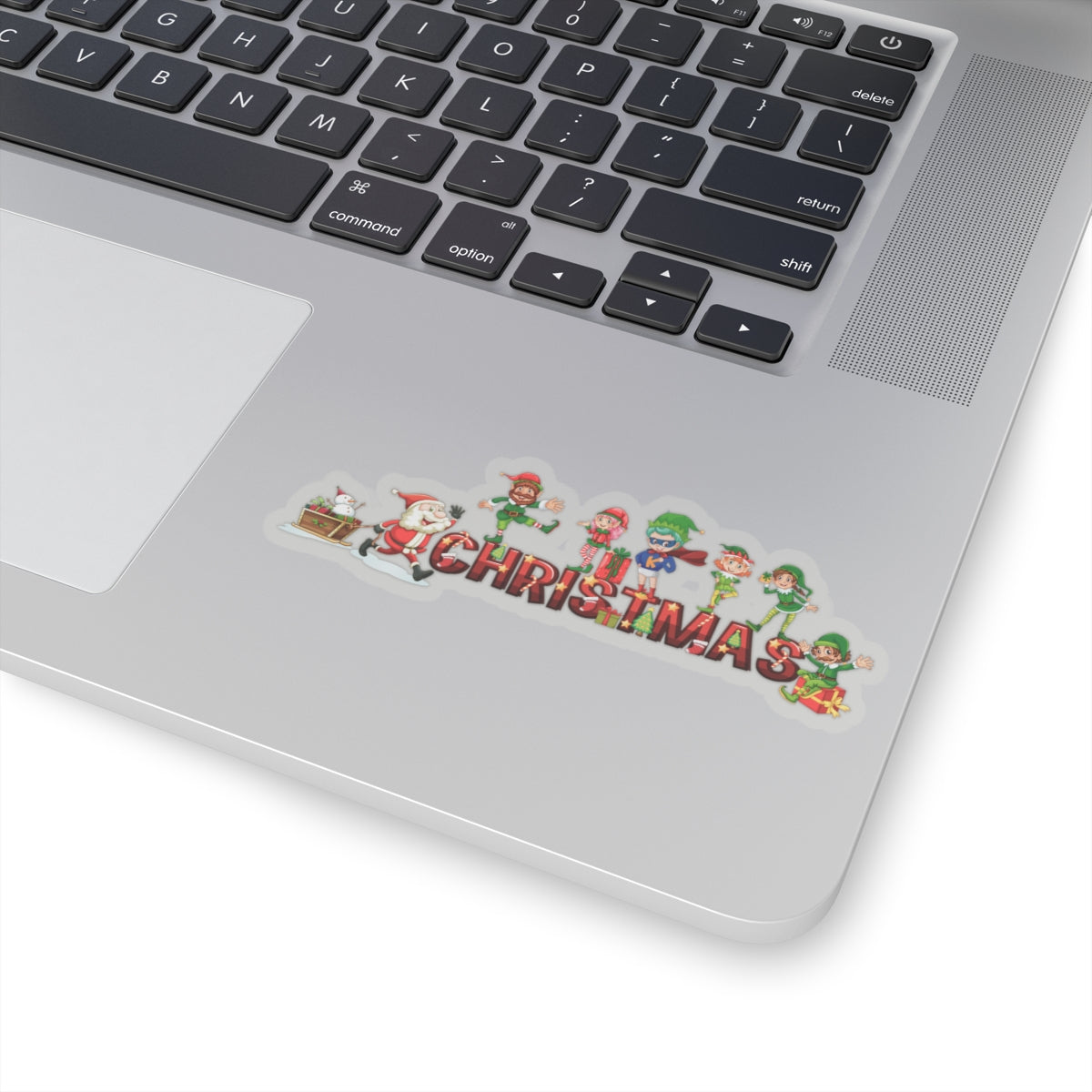Kiss-Cut Stickers - Christmas with santa claus and friends - [[{"value":"Wonderwear Kid"}]]