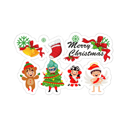 Kiss-Cut Stickers - Merry christmas from super kid - [[{"value":"Wonderwear Kid"}]]