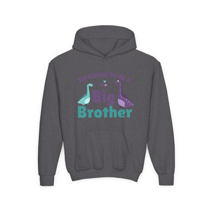 Kids Big Brother Dinosaur Hoodie Printify
