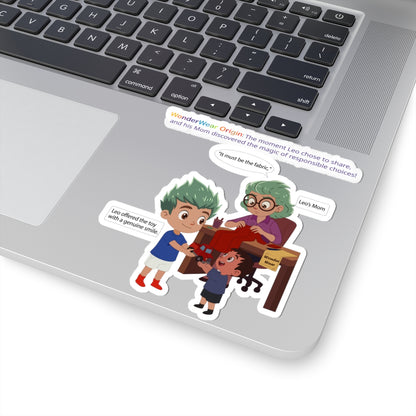 Kiss-Cut Stickers - WonderWear Origin - [[{"value":"Wonderwear Kid"}]]