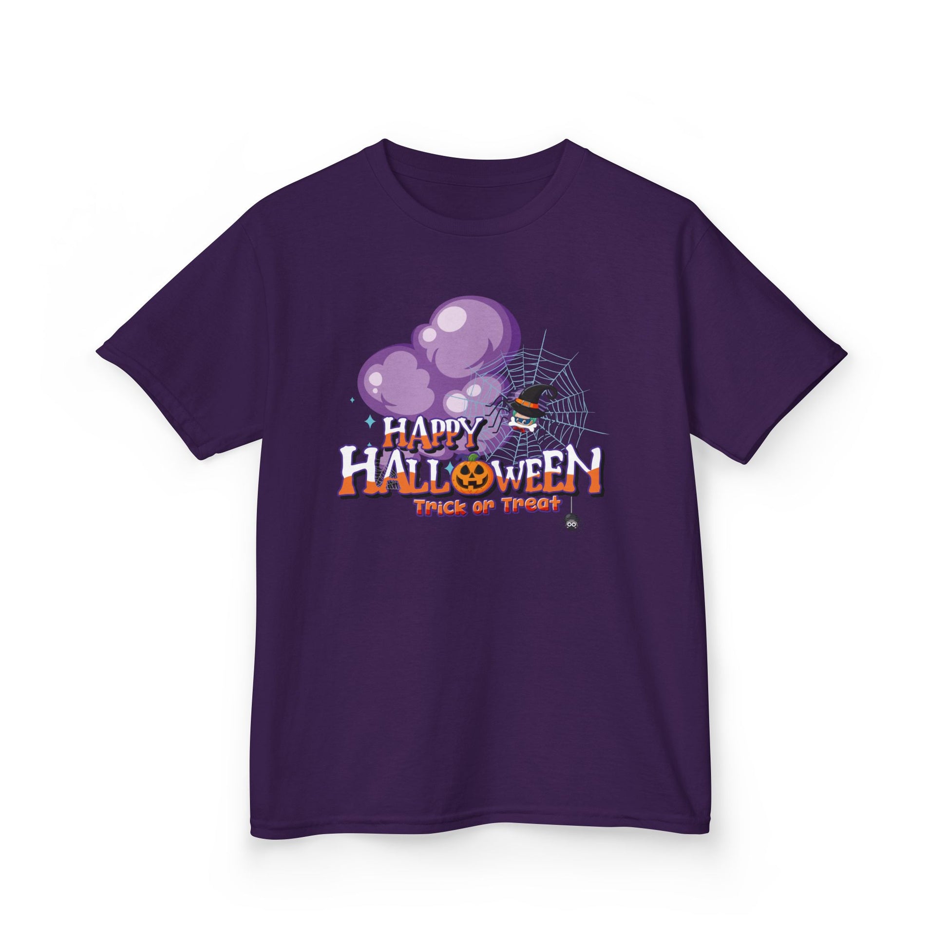 Kids Heavy Cotton™ Tee - Happy holloween - spider kiddo - [[{"value":"Wonderwear Kid"}]]