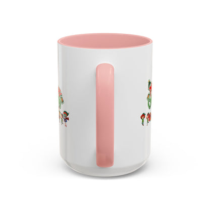 Accent Coffee Mug - Merry christmas from super friends - [[{"value":"Wonderwear Kid"}]]
