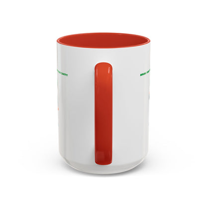 Accent Coffee Mug - Super kiddo brushing teeth - [[{"value":"Wonderwear Kid"}]]