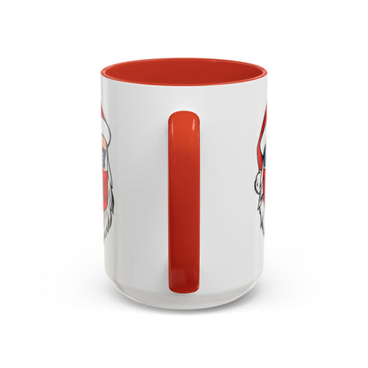 Accent Coffee Mug - Santa Super kiddo - [[{"value":"Wonderwear Kid"}]]