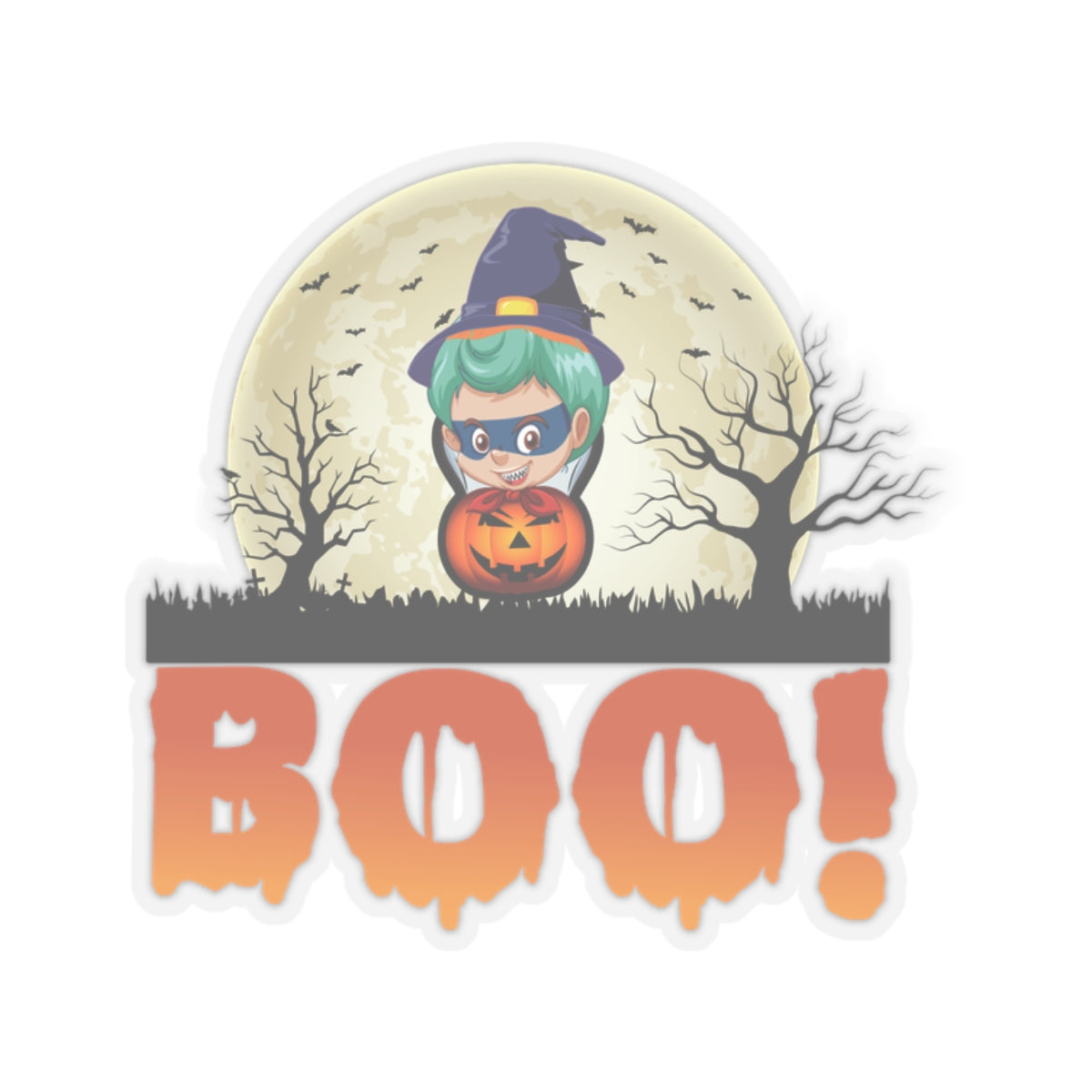 Kiss-Cut Stickers - Boo - [[{"value":"Wonderwear Kid"}]]