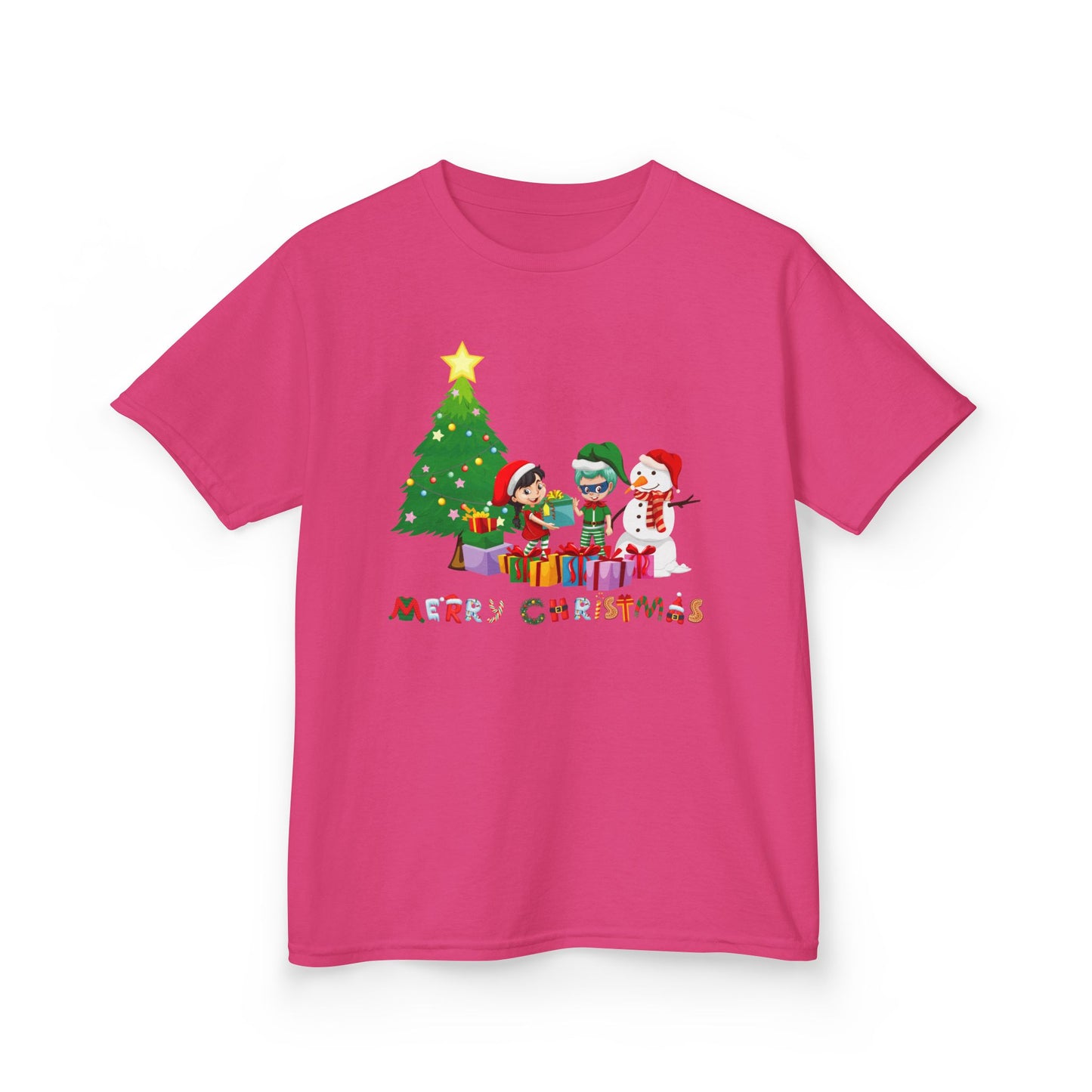 Kids Heavy Cotton™ Tee - Super kiddo preparing gifts - [[{"value":"Wonderwear Kid"}]]