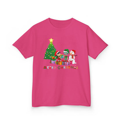 Kids Heavy Cotton™ Tee - Super kiddo preparing gifts - [[{"value":"Wonderwear Kid"}]]