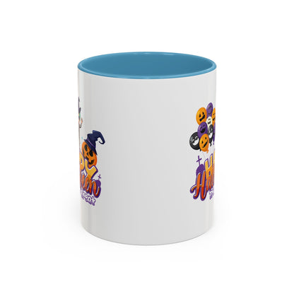Accent Coffee Mug - Happy halloween trick or treat - [[{"value":"Wonderwear Kid"}]]
