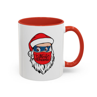 Accent Coffee Mug - Santa Super kiddo - [[{"value":"Wonderwear Kid"}]]