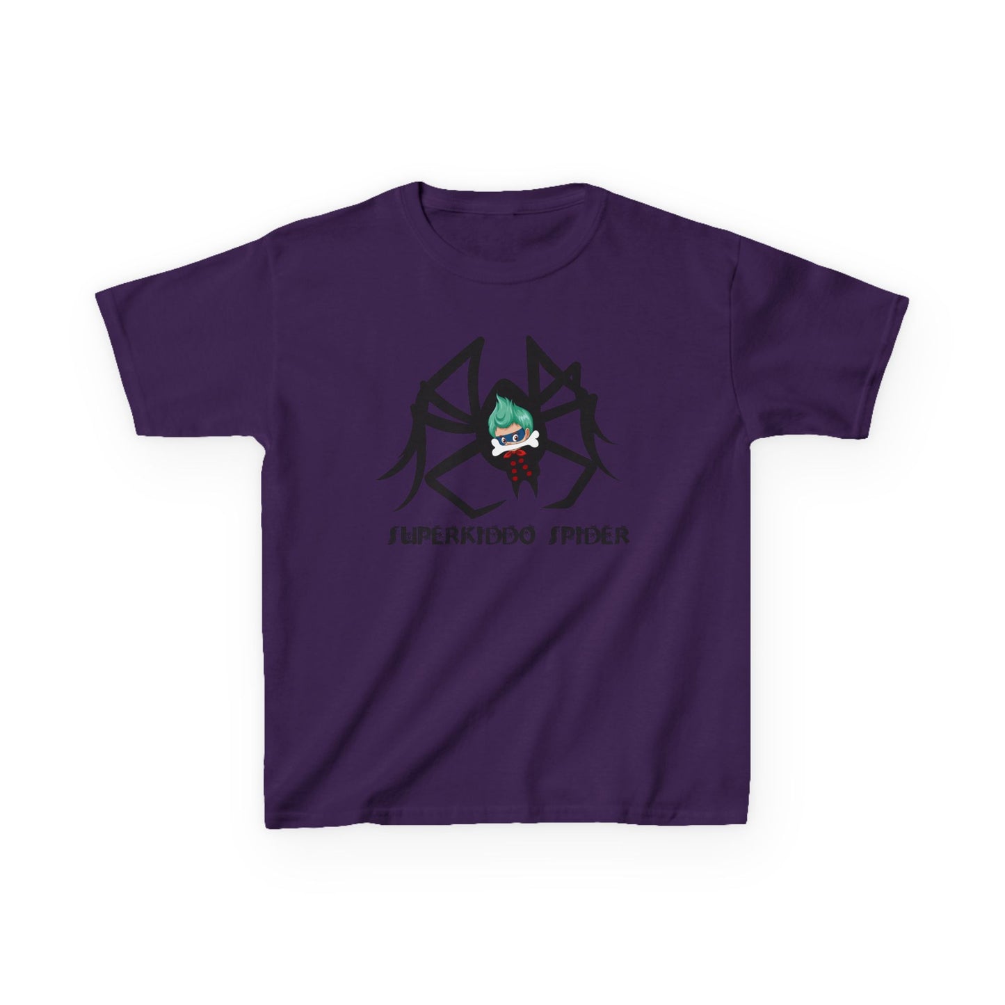 Kids Heavy Cotton™ Tee - Spider kiddo Printify