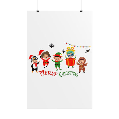 Rolled Posters - Merry christmas by super kiddo and friends - [[{"value":"Wonderwear Kid"}]]