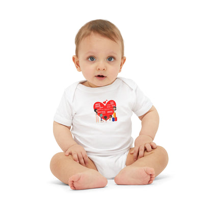 Infant Jersey One Piece - Valentines - Super kiddo and friends message - [[{"value":"Wonderwear Kid"}]]