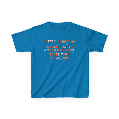 Kids Heavy Cotton™ Tee - Christmas alphabet - [[{"value":"Wonderwear Kid"}]]