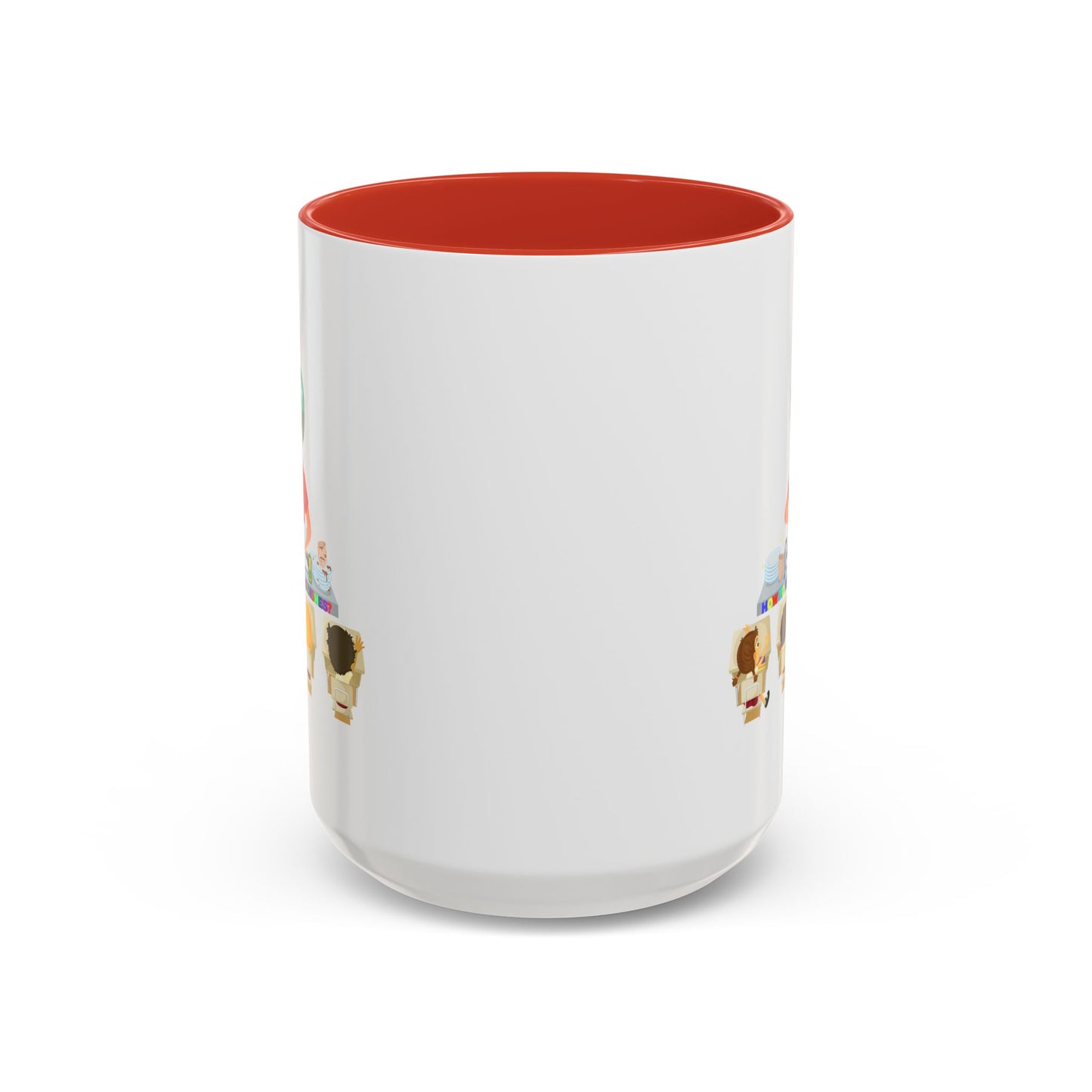 Accent Coffee Mug - Little kiddo teaching to wash dishes