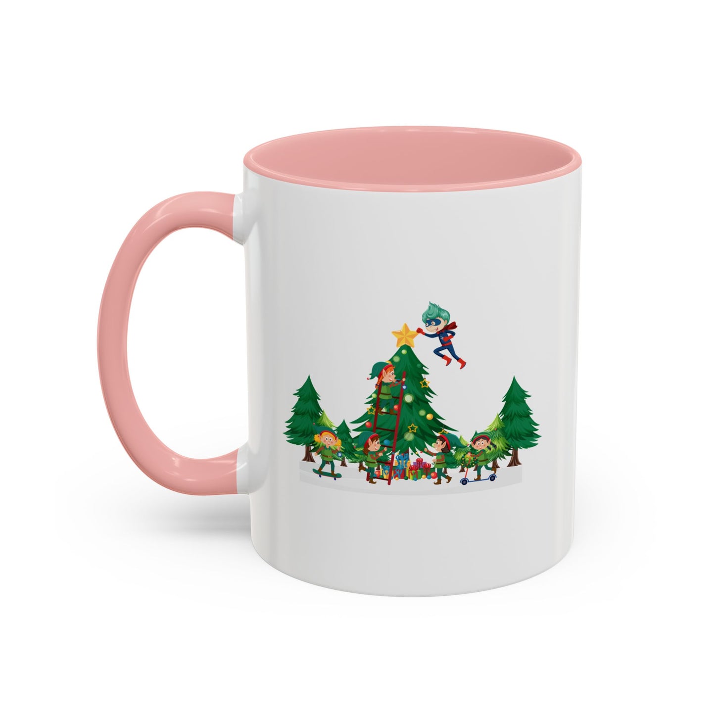 Accent Coffee Mug - Super kiddo putting the stars
