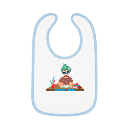 Baby Bib - Super kiddo studying - [[{"value":"Wonderwear Kid"}]]