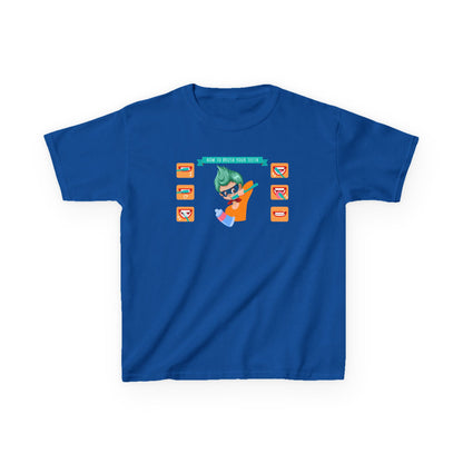 Kids Heavy Cotton™ Tee - Super kiddo how to brush teeth - [[{"value":"Wonderwear Kid"}]]