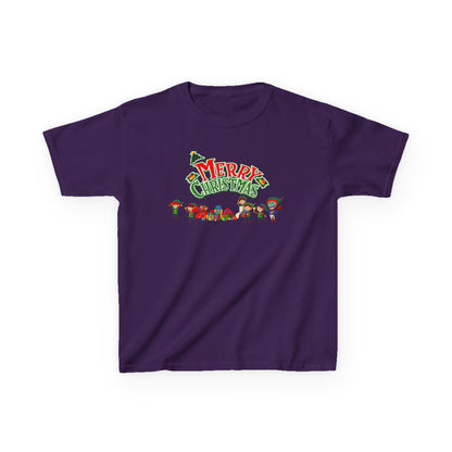 Kids Heavy Cotton™ Tee - Merry christmas from super friends - [[{"value":"Wonderwear Kid"}]]