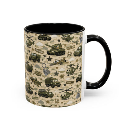Accent Coffee Mug  (11/15 oz) - Military Kids