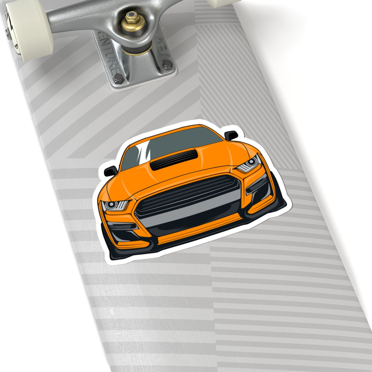Kiss-Cut Stickers - Orange superfast car