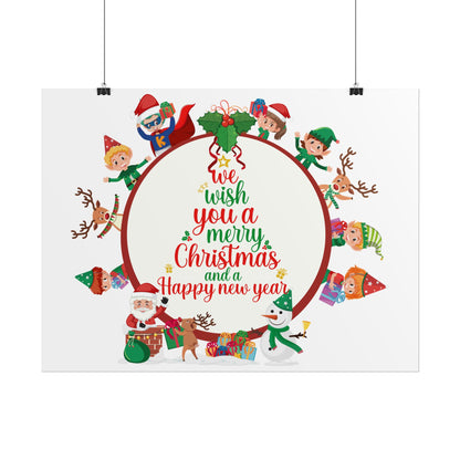 Rolled Posters - We wish you a merry christmas - [[{"value":"Wonderwear Kid"}]]