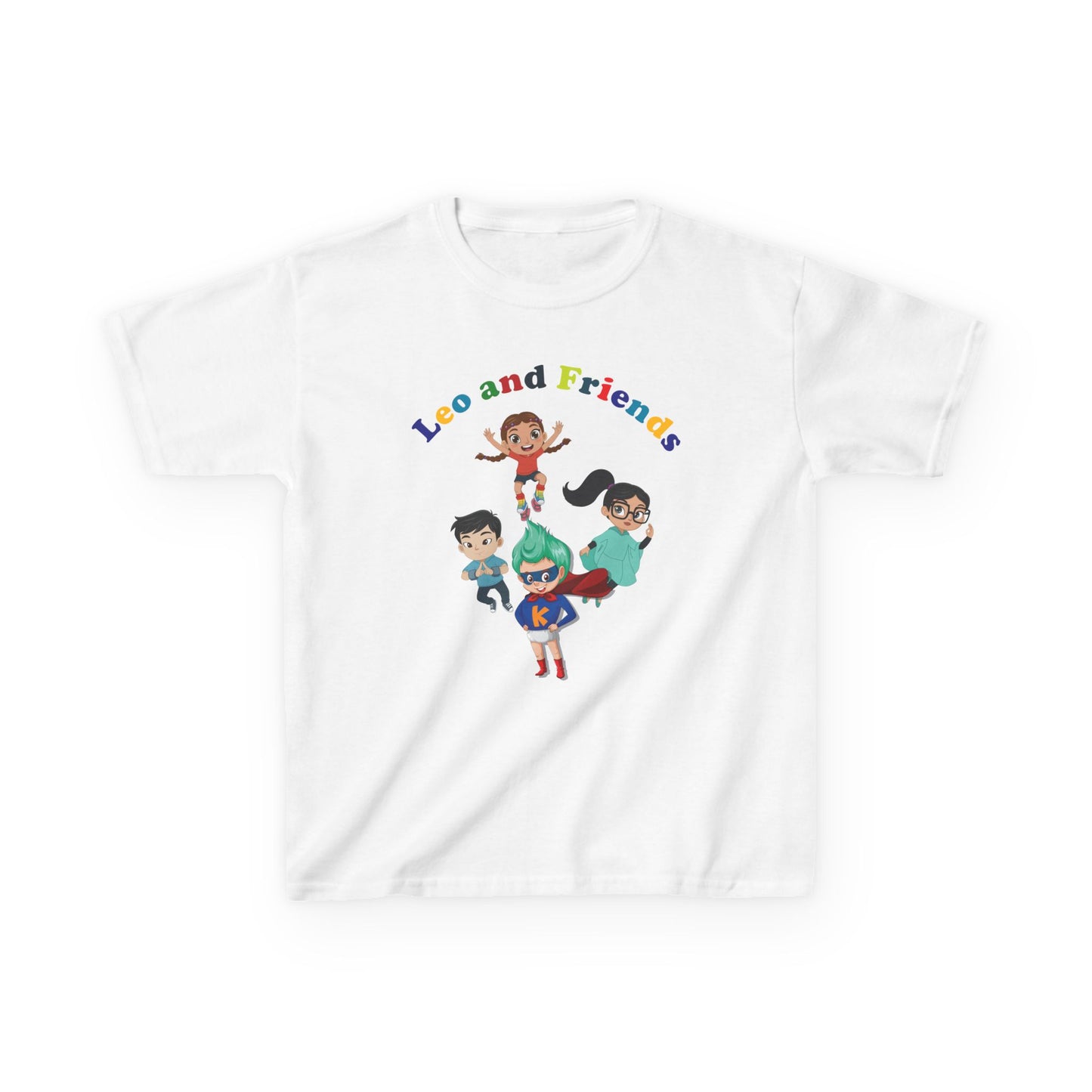 Kids Heavy Cotton™ Tee - Leo & Friends - [[{"value":"Wonderwear Kid"}]]