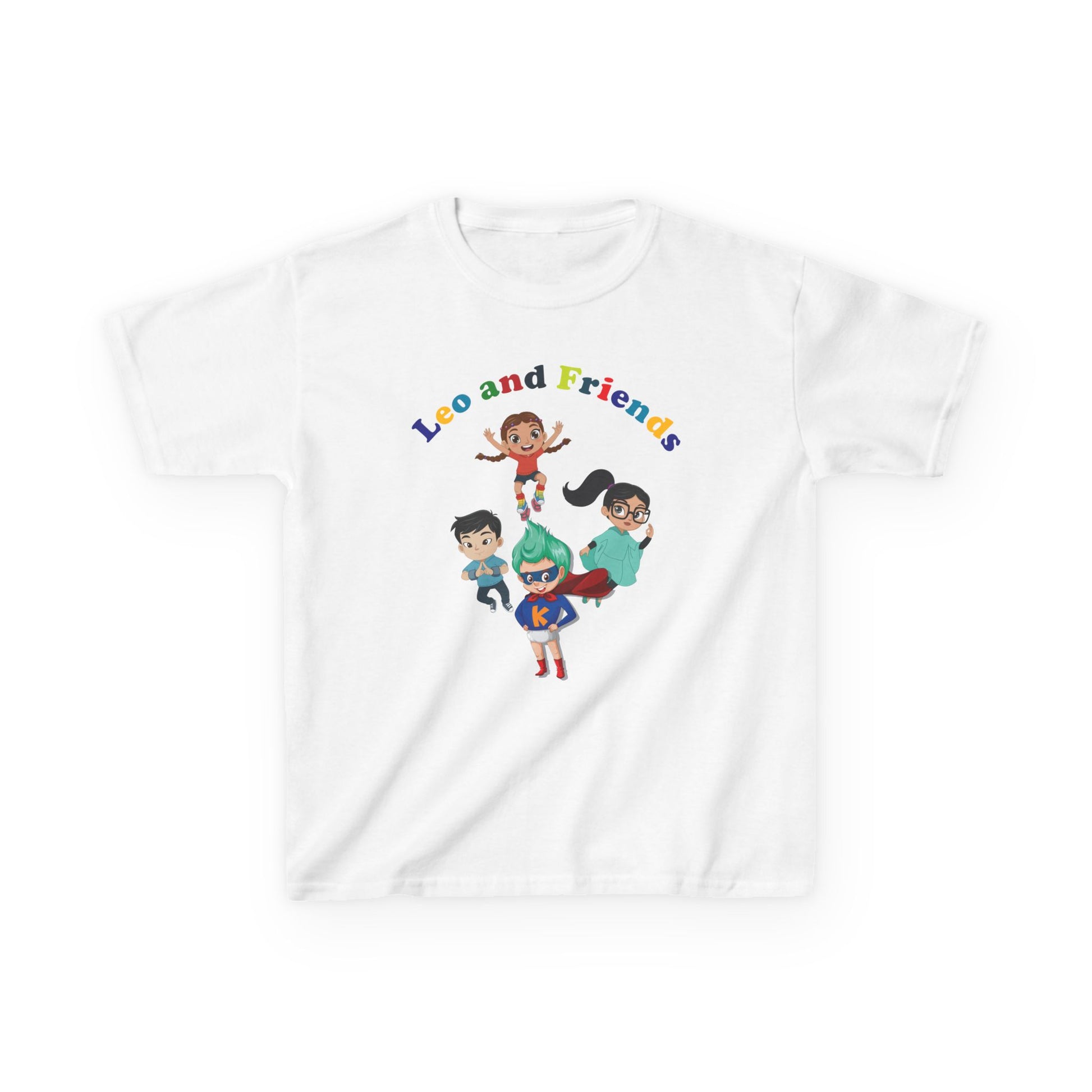 Kids Heavy Cotton™ Tee - Leo & Friends - [[{"value":"Wonderwear Kid"}]]