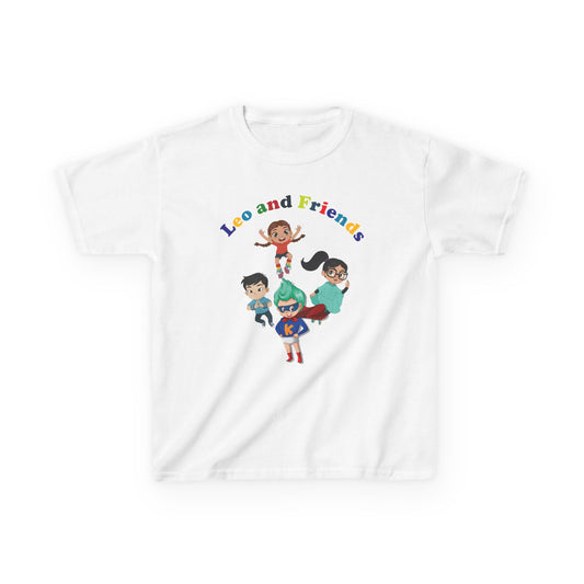 Kids Heavy Cotton™ Tee - Leo & Friends - [[{"value":"Wonderwear Kid"}]]