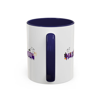 Accent Coffee Mug - Holloween word Printify