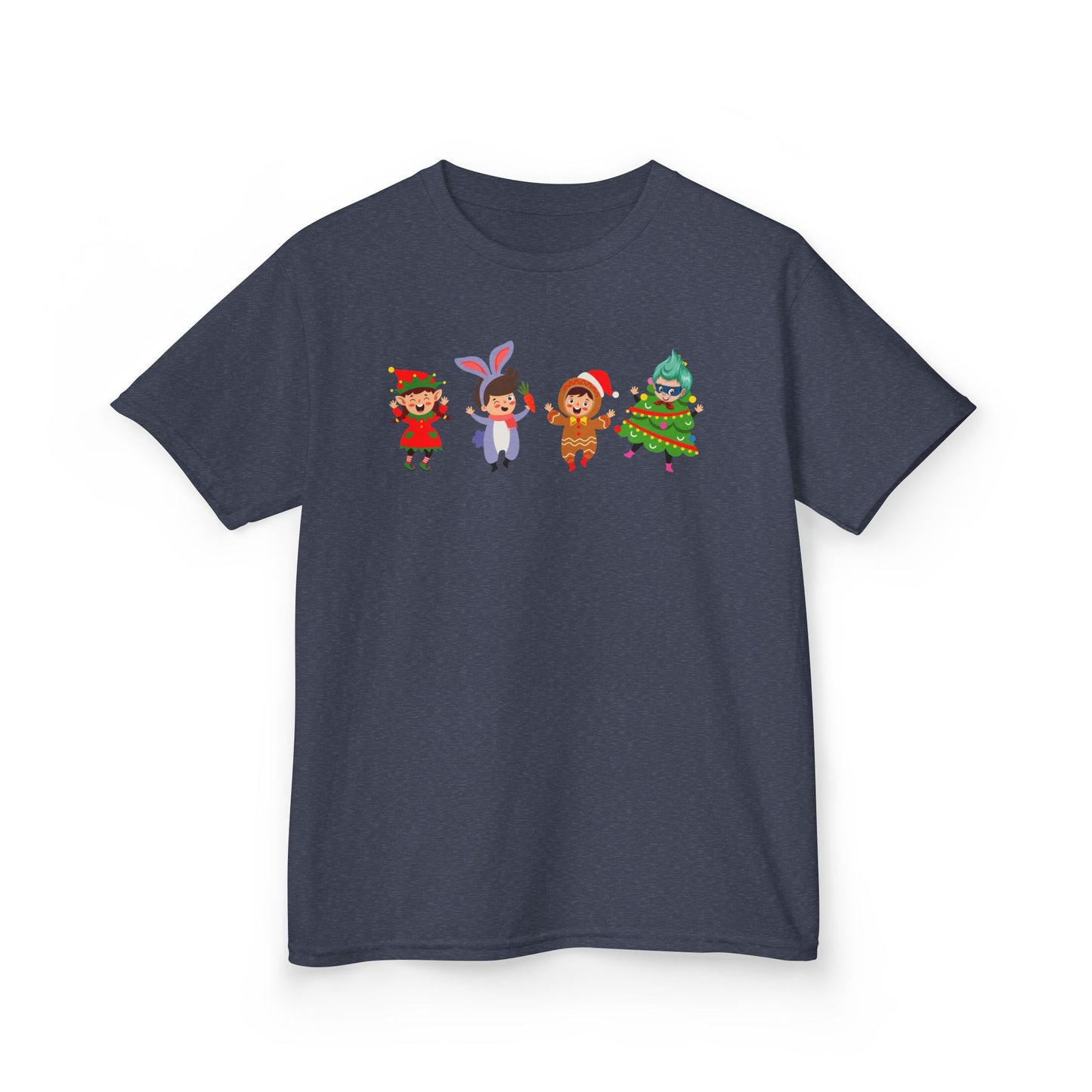 Kids Heavy Cotton™ Tee - Super kiddo in christmas tree attire - [[{"value":"Wonderwear Kid"}]]