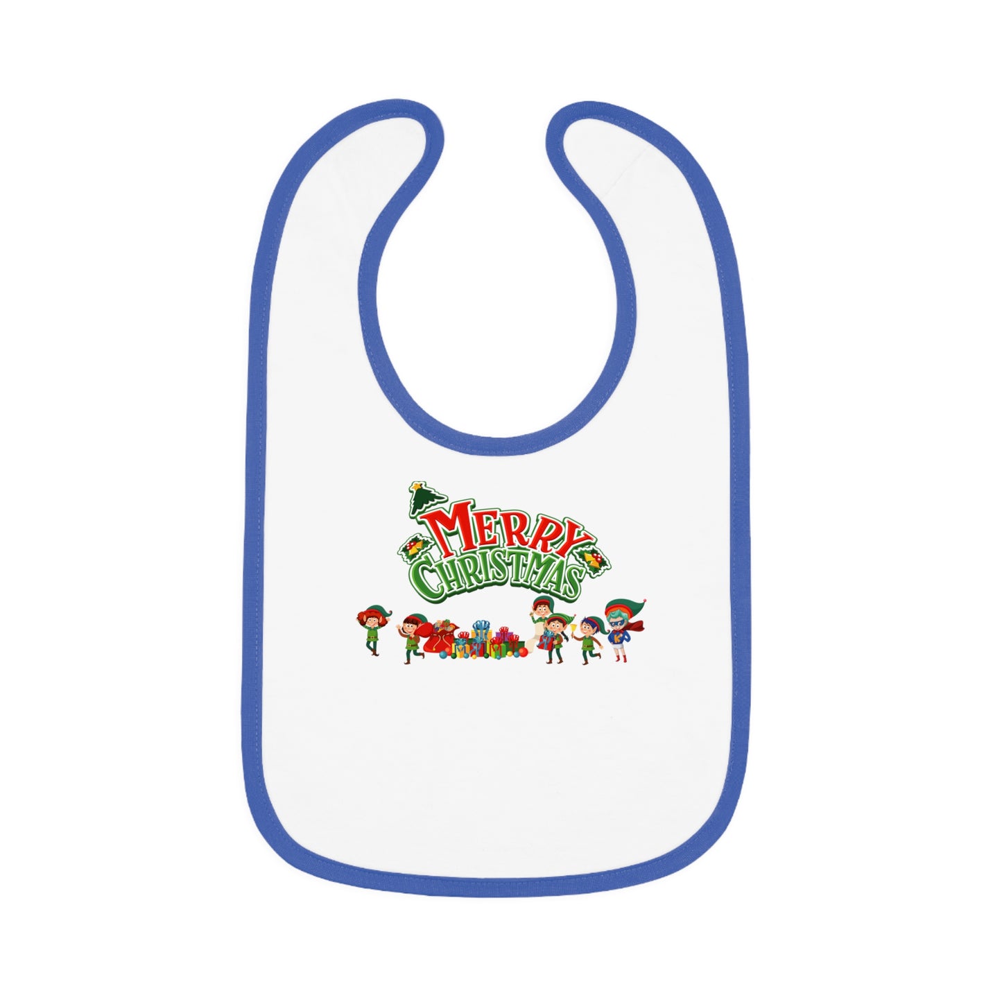 Baby Bib - Merry christmas from super friends