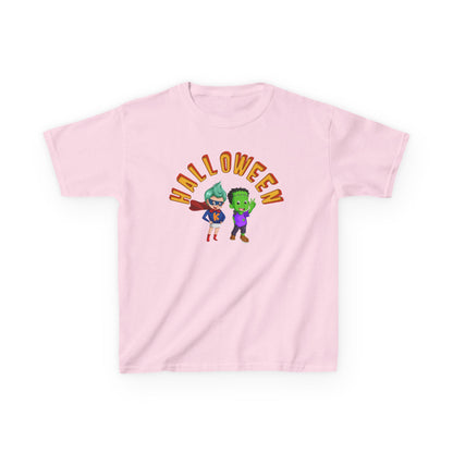 Kids Heavy Cotton™ Tee - Holloween with super kiddo Printify