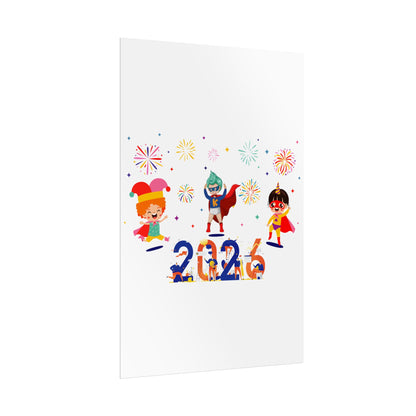 Rolled Posters - Super kiddo and other hero - [[{"value":"Wonderwear Kid"}]]