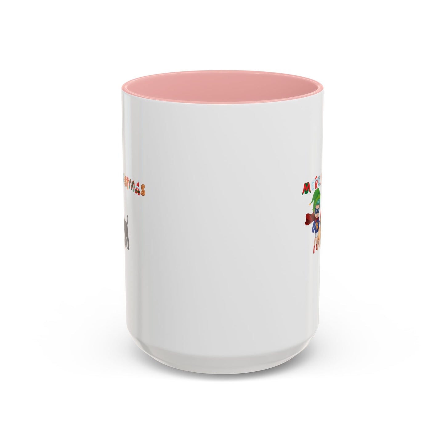 Accent Coffee Mug - Super kiddo woith pet friends