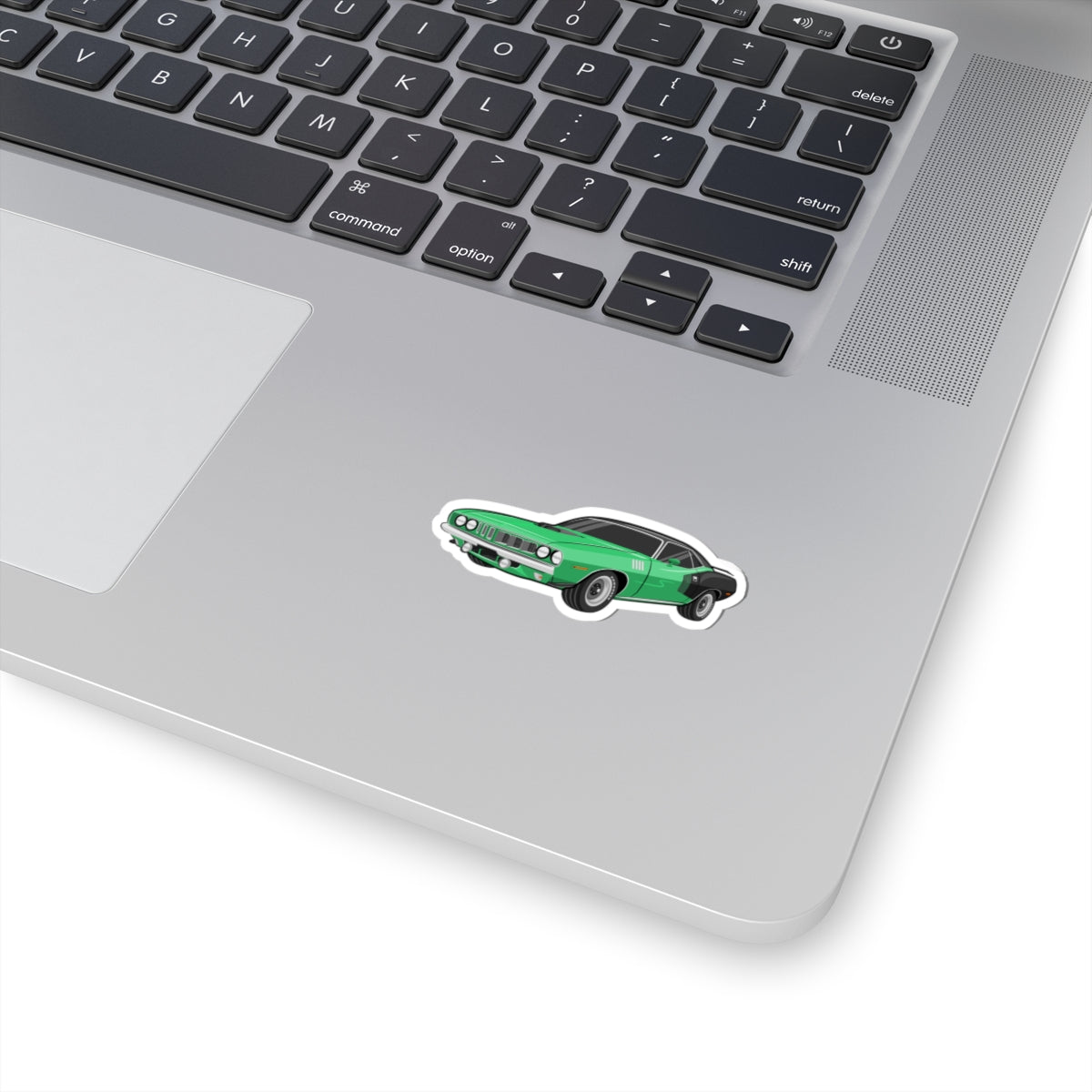 Kiss-Cut Vinyl Decals - Vintage green car