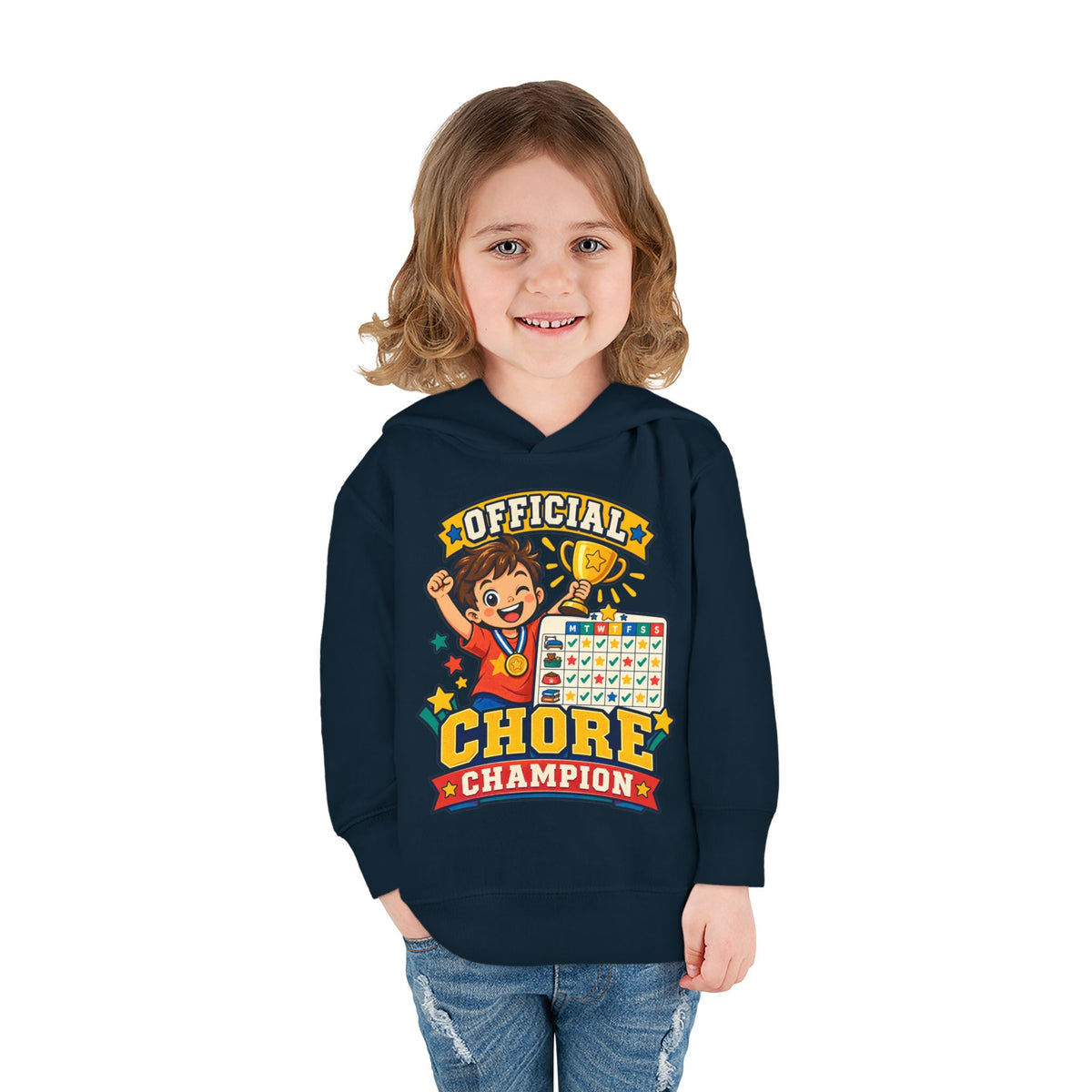 Toddler Hoodie — Official Chore Champion Badge