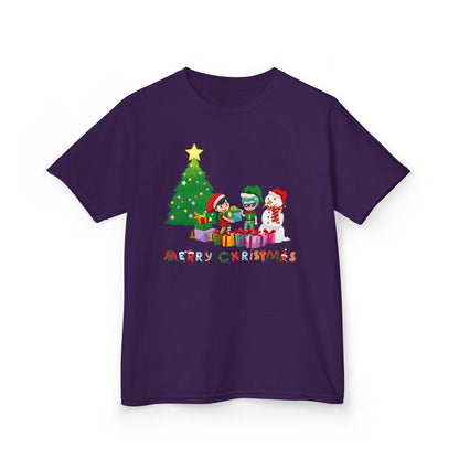 Kids Heavy Cotton™ Tee - Super kiddo preparing gifts - [[{"value":"Wonderwear Kid"}]]
