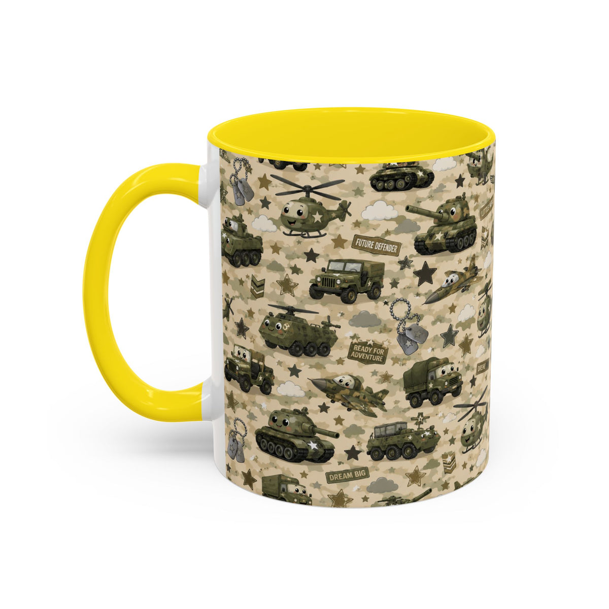 Accent Coffee Mug  (11/15 oz) - Military Kids