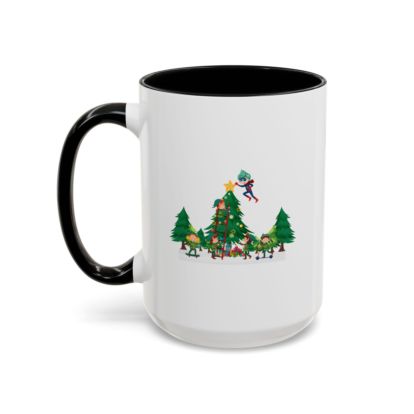Accent Coffee Mug - Super kiddo putting the stars