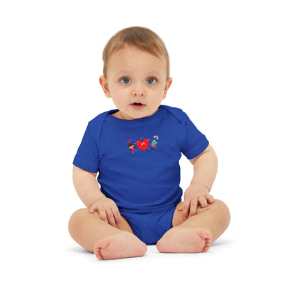 Infant Jersey One Piece - Valentines - Super kiddo and girl friend - [[{"value":"Wonderwear Kid"}]]