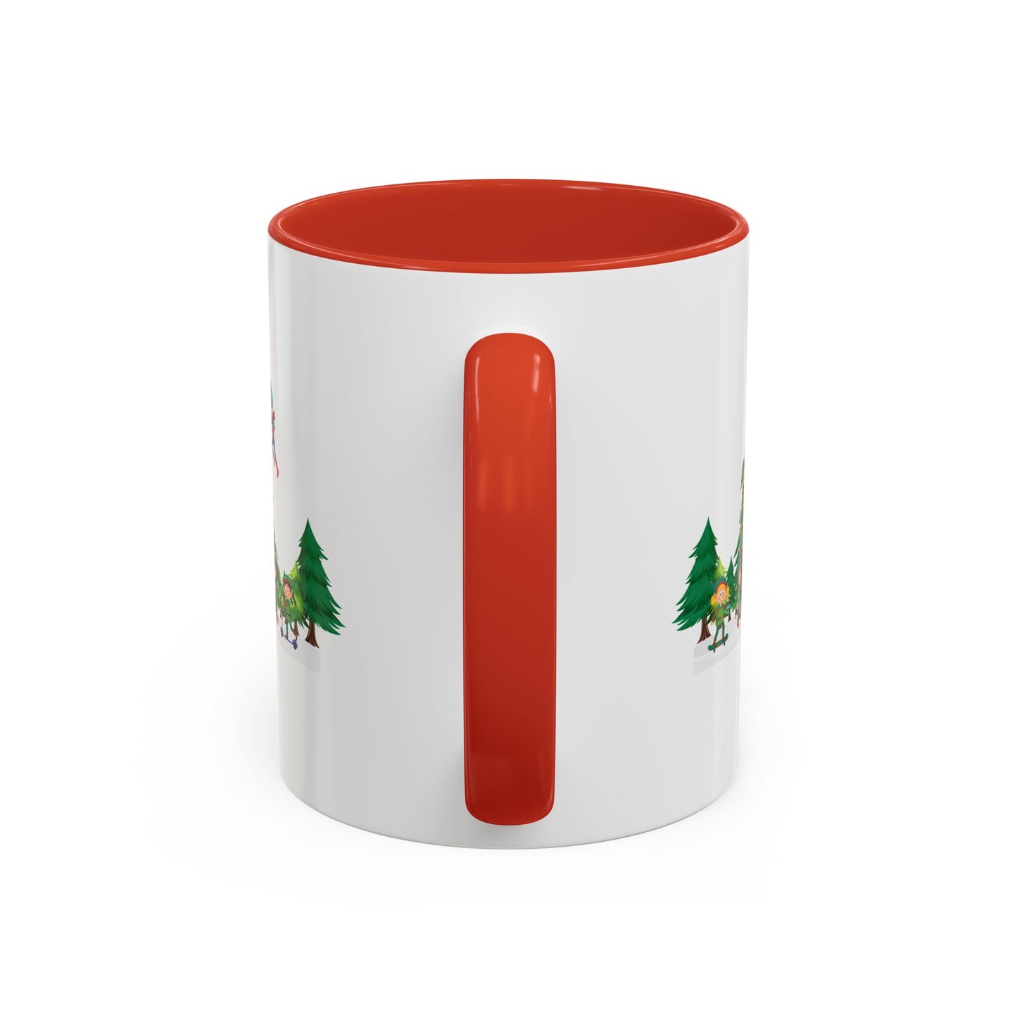 Accent Coffee Mug - Super kiddo putting the stars