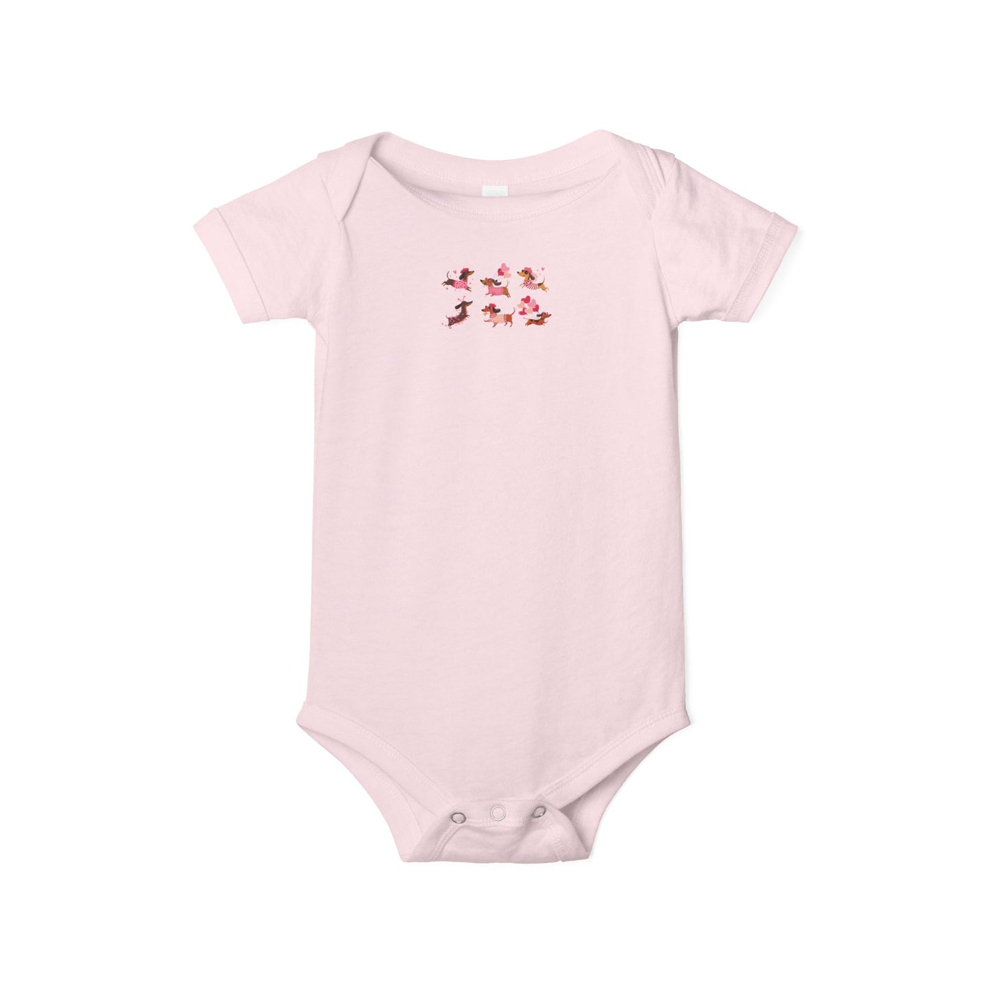 Infant Jersey One Piece - Valentines - Dachshund - [[{"value":"Wonderwear Kid"}]]