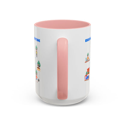 Accent Coffee Mug - Super kiddo daily routine - [[{"value":"Wonderwear Kid"}]]